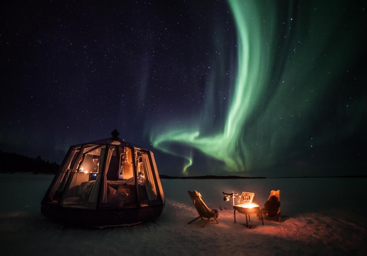 Vikajaervi Lake View Experience Igloos โรวานิเอมิ ภายนอก รูปภาพ