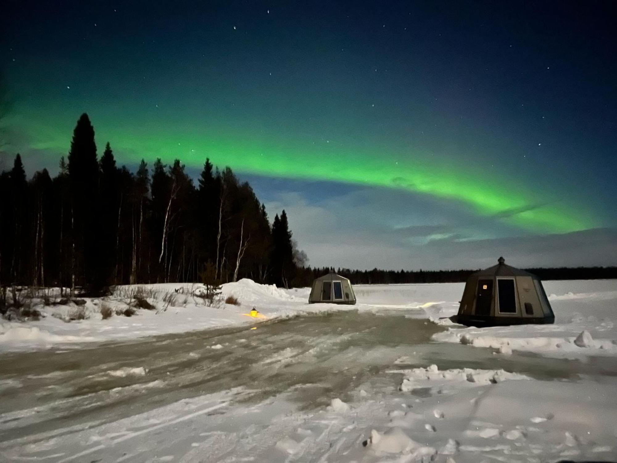 Vikajaervi Lake View Experience Igloos โรวานิเอมิ ภายนอก รูปภาพ